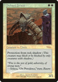 Soltari Priest - FNM Promos (FNM) #1 - Promo Magic: The Gathering Trading Card