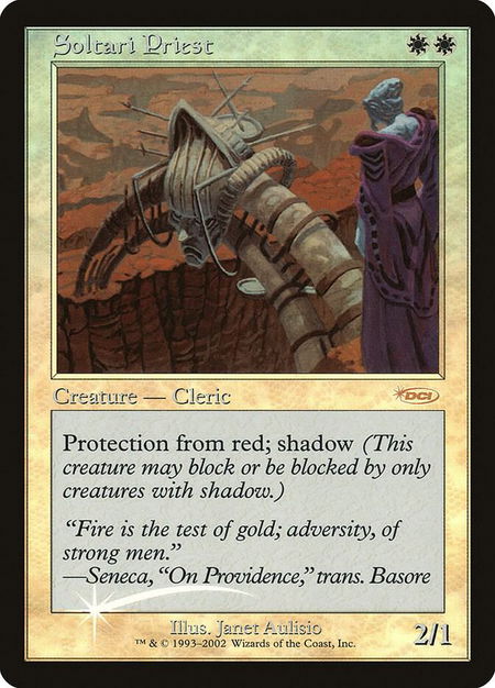 Soltari Priest - FNM Promos Magic: The Gathering trading card