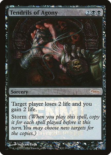 Tendrils of Agony trading card from FNM Promos Tendrils of Agony - FNM Promos Magic: The Gathering trading card