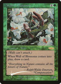 Wall of Blossoms - FNM Promos (FNM) #5 - Promo Magic: The Gathering Trading Card