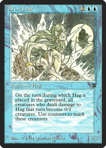 Brine Hag - Legends Magic: The Gathering trading card