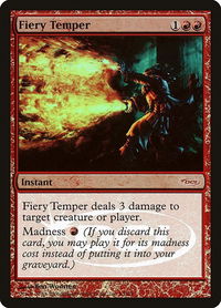 Fiery Temper - WPN & Gateway Promos (WPN) #3 - Promo Magic: The Gathering Trading Card
