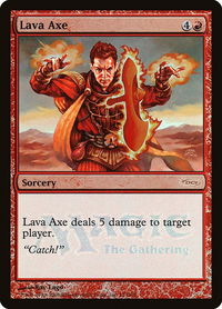 Lava Axe - WPN & Gateway Promos (WPN) #13 - Promo Magic: The Gathering Trading Card