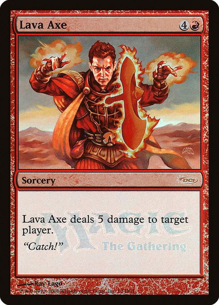 Lava Axe - WPN & Gateway Promos Magic: The Gathering trading card