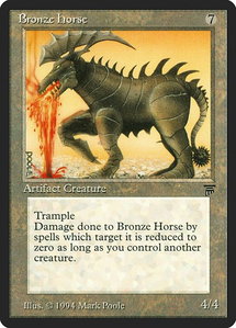 Bronze Horse - Legends (LEG) #null - Rare Magic: The Gathering Trading Card