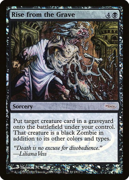 Rise from the Grave - WPN & Gateway Promos Magic: The Gathering trading card