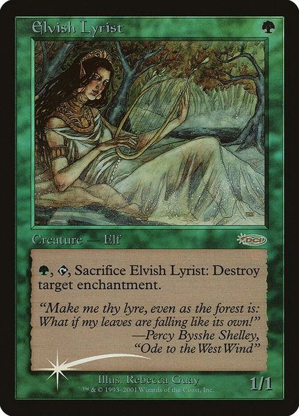 Elvish Lyrist - Junior Series Promos Magic: The Gathering trading card