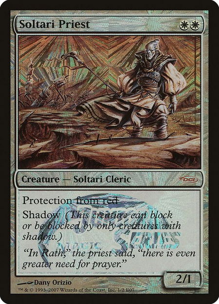 Soltari Priest (Junior Series Europe) - Junior Series Promos Magic: The Gathering trading card