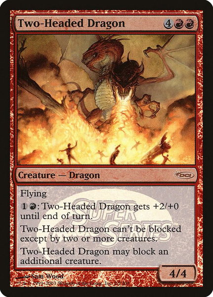 Two-Headed Dragon (Junior Super Series) - Junior Series Promos Magic: The Gathering trading card