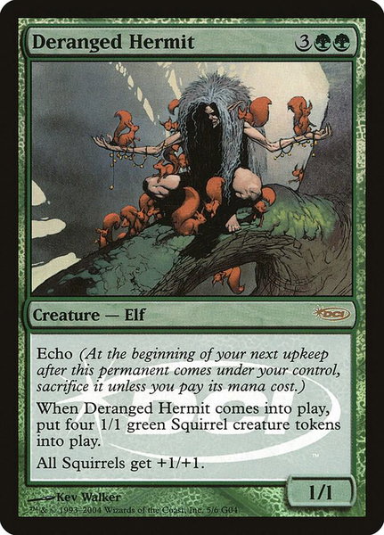 Deranged Hermit - Judge Promos Magic: The Gathering trading card