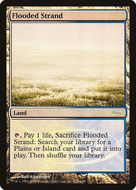 Flooded Strand - Judge Promos Magic: The Gathering trading card
