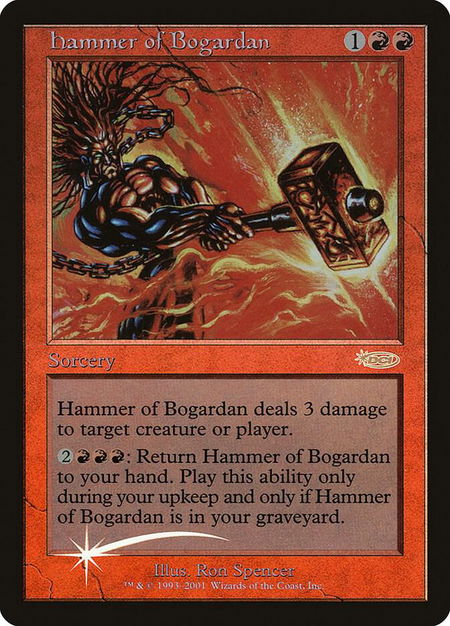 Hammer of Bogardan - Judge Promos Magic: The Gathering trading card