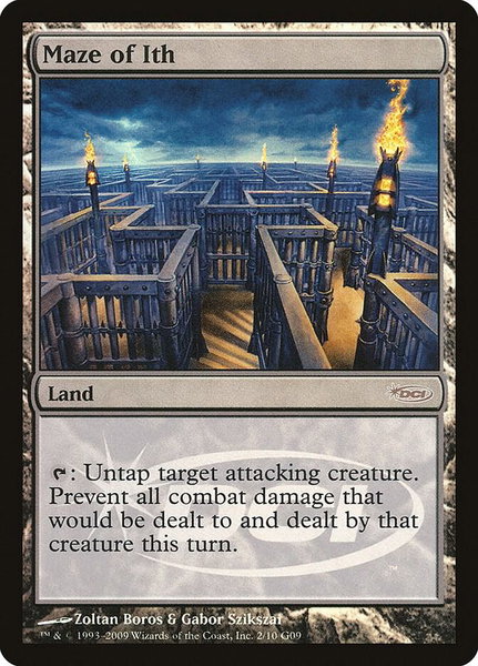 Maze of Ith trading card from Judge Promos Maze of Ith - Judge Promos Magic: The Gathering trading card