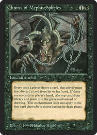 Chains of Mephistopheles - Legends (LEG) #91 - Rare Magic: The Gathering Trading Card