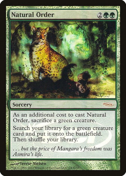 Natural Order trading card from Judge Promos Natural Order - Judge Promos Magic: The Gathering trading card