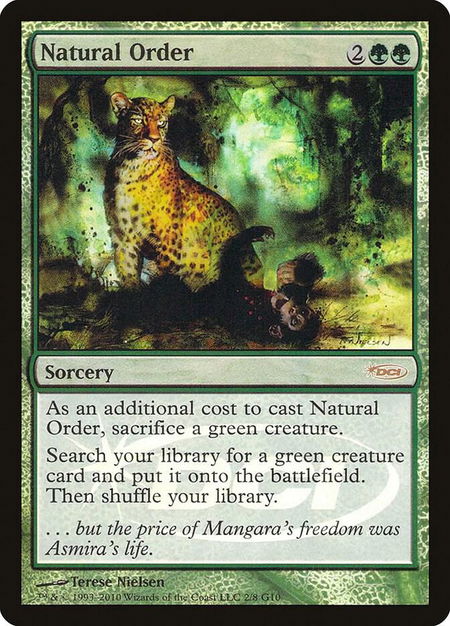Natural Order - Judge Promos Magic: The Gathering trading card