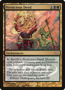 Pernicious Deed - Judge Promos (JDG) #4 - Promo Magic: The Gathering Trading Card
