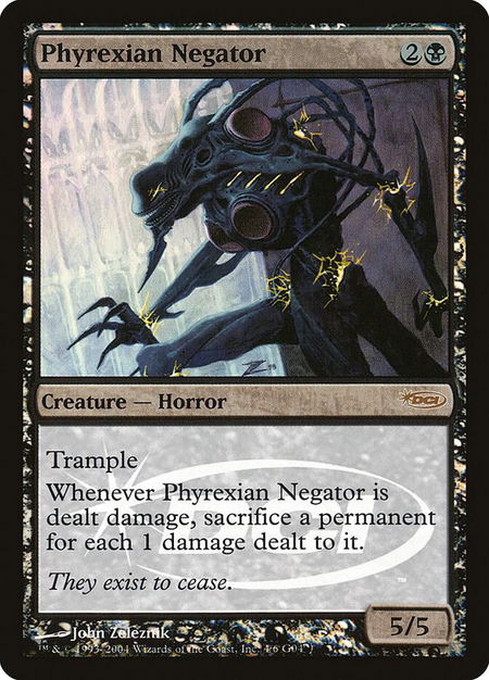 Phyrexian Negator - Judge Promos Magic: The Gathering trading card