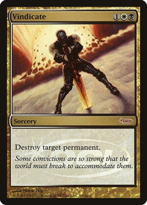 Vindicate (2007) - Judge Promos (JDG) #4 - Promo Magic: The Gathering Trading Card