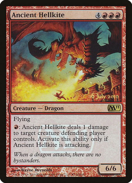 Ancient Hellkite - Launch Party & Release Event Promos Magic: The Gathering trading card