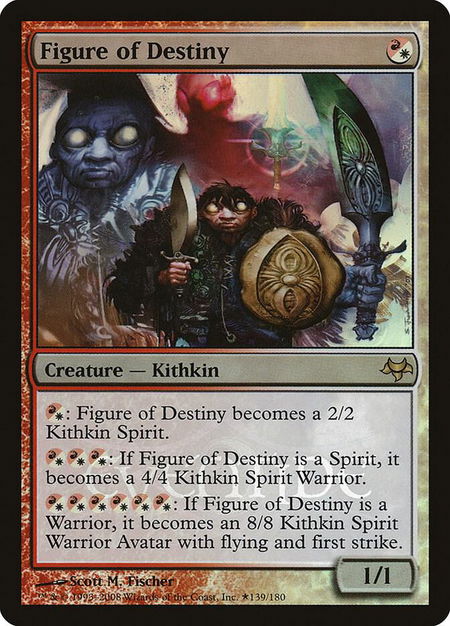 Figure of Destiny - Launch Party & Release Event Promos Magic: The Gathering trading card