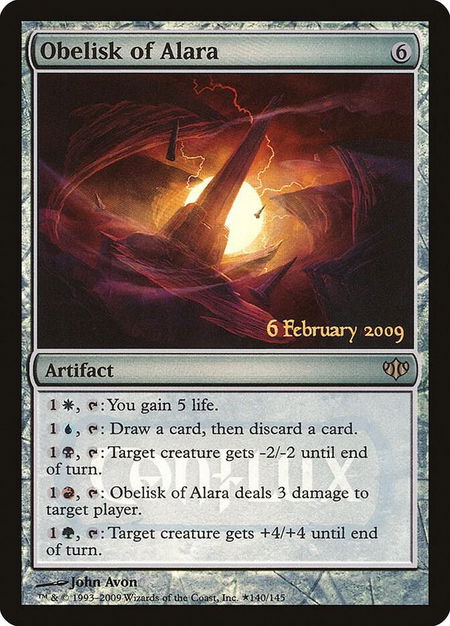 Obelisk of Alara - Launch Party & Release Event Promos Magic: The Gathering trading card