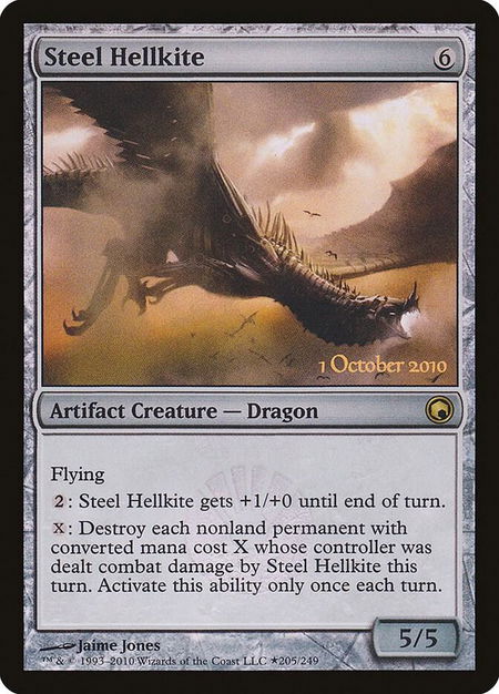 Steel Hellkite - Launch Party & Release Event Promos Magic: The Gathering trading card
