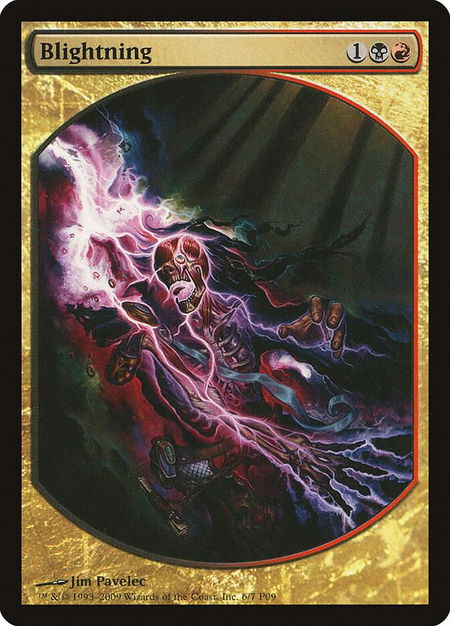 Blightning - Magic Player Rewards Magic: The Gathering trading card