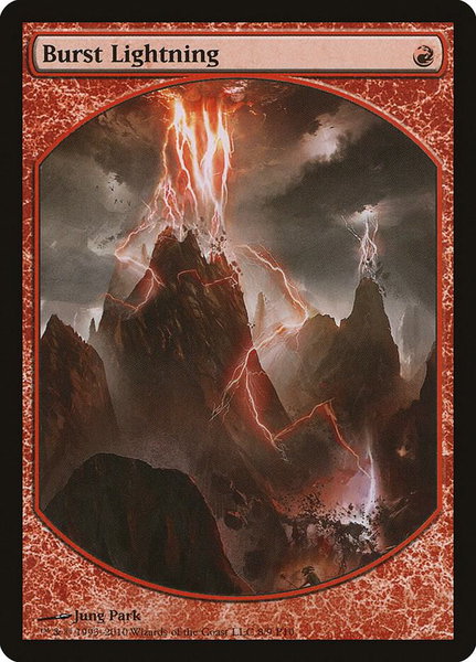 Burst Lightning - Magic Player Rewards Magic: The Gathering trading card