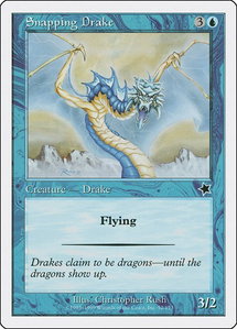 Snapping Drake - Starter 1999 (S99) #52 - Common Magic: The Gathering Trading Card