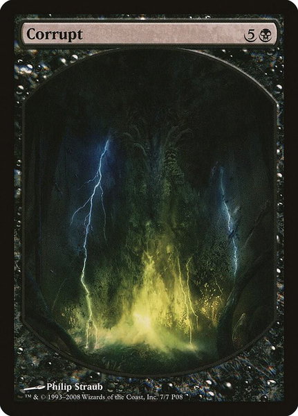 Corrupt trading card from Magic Player Rewards Corrupt - Magic Player Rewards Magic: The Gathering trading card