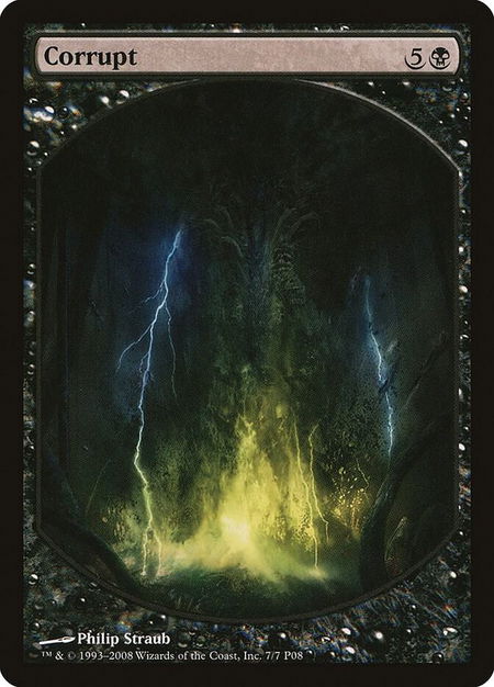 Corrupt - Magic Player Rewards Magic: The Gathering trading card