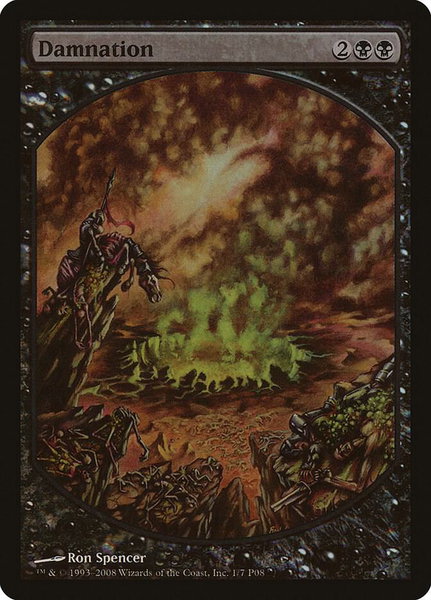 Damnation - Magic Player Rewards Magic: The Gathering trading card