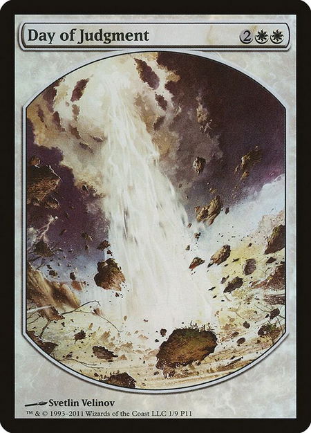 Day of Judgment - Magic Player Rewards Magic: The Gathering trading card