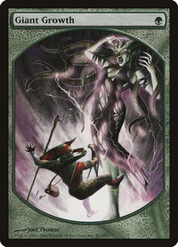 Giant Growth - Magic Player Rewards (MPRP) #4 - Promo Magic: The Gathering Trading Card