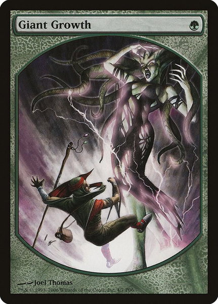 Giant Growth trading card from Magic Player Rewards Giant Growth - Magic Player Rewards Magic: The Gathering trading card