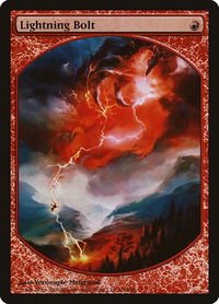 Lightning Bolt - Magic Player Rewards (MPRP) #1 - Promo Magic: The Gathering Trading Card