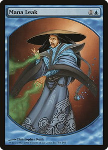 Mana Leak - Magic Player Rewards (MPRP) #5 - Promo Magic: The Gathering Trading Card