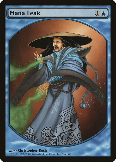 Mana Leak - Magic Player Rewards Magic: The Gathering trading card