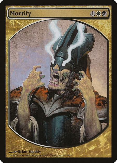 Mortify - Magic Player Rewards Magic: The Gathering trading card