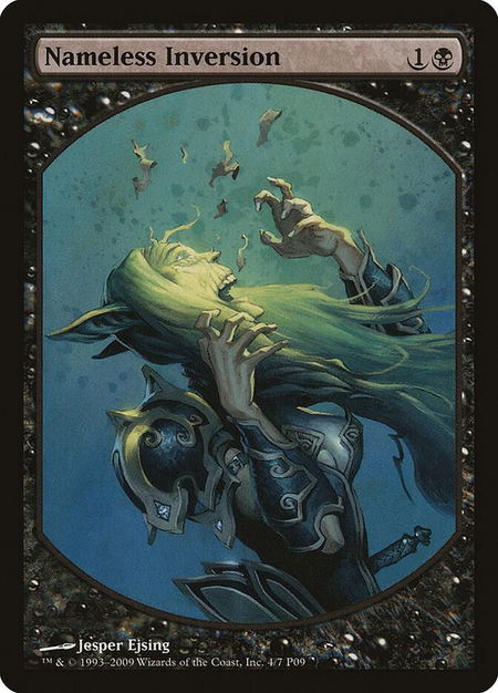 Nameless Inversion - Magic Player Rewards Magic: The Gathering trading card