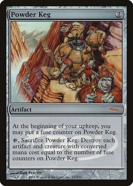Powder Keg - Magic Player Rewards Magic: The Gathering trading card
