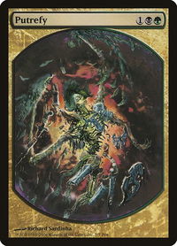 Putrefy - Magic Player Rewards (MPRP) #5 - Promo Magic: The Gathering Trading Card