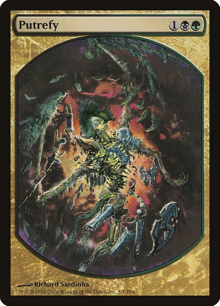 Putrefy - Magic Player Rewards Magic: The Gathering trading card
