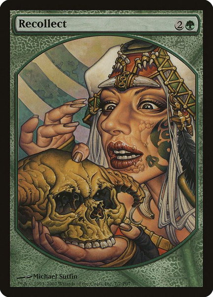 Recollect - Magic Player Rewards Magic: The Gathering trading card