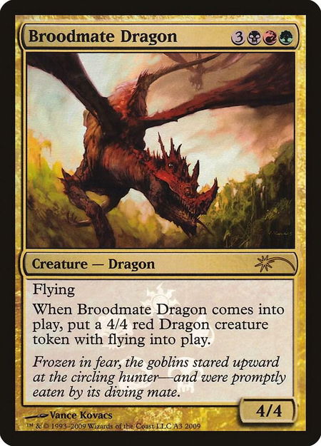 Broodmate Dragon - Media Promos Magic: The Gathering trading card