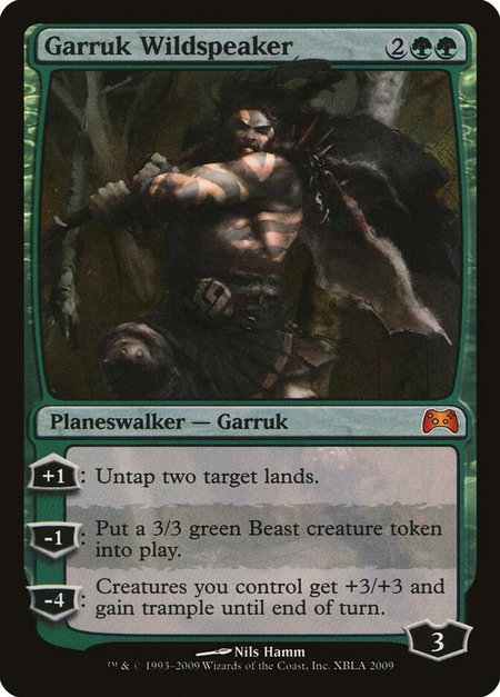 Garruk Wildspeaker - Media Promos Magic: The Gathering trading card