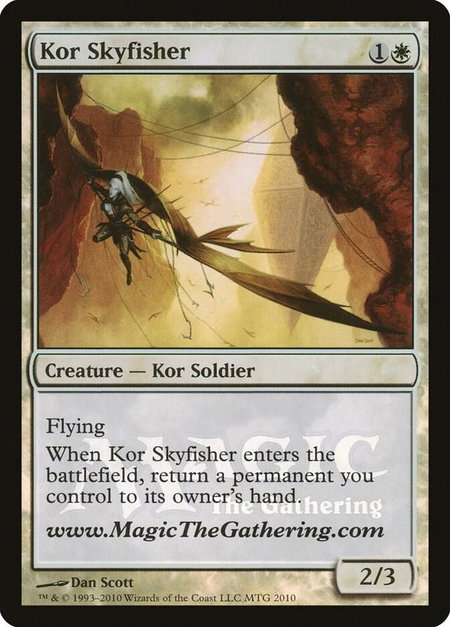Kor Skyfisher trading card from Media Promos Kor Skyfisher - Media Promos Magic: The Gathering trading card
