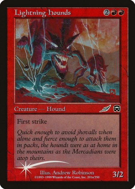 Lightning Hounds - Media Promos Magic: The Gathering trading card