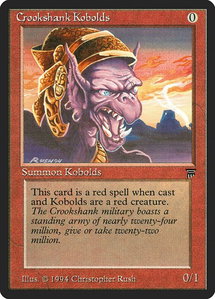 Crookshank Kobolds - Legends (LEG) #null - Common Magic: The Gathering Trading Card